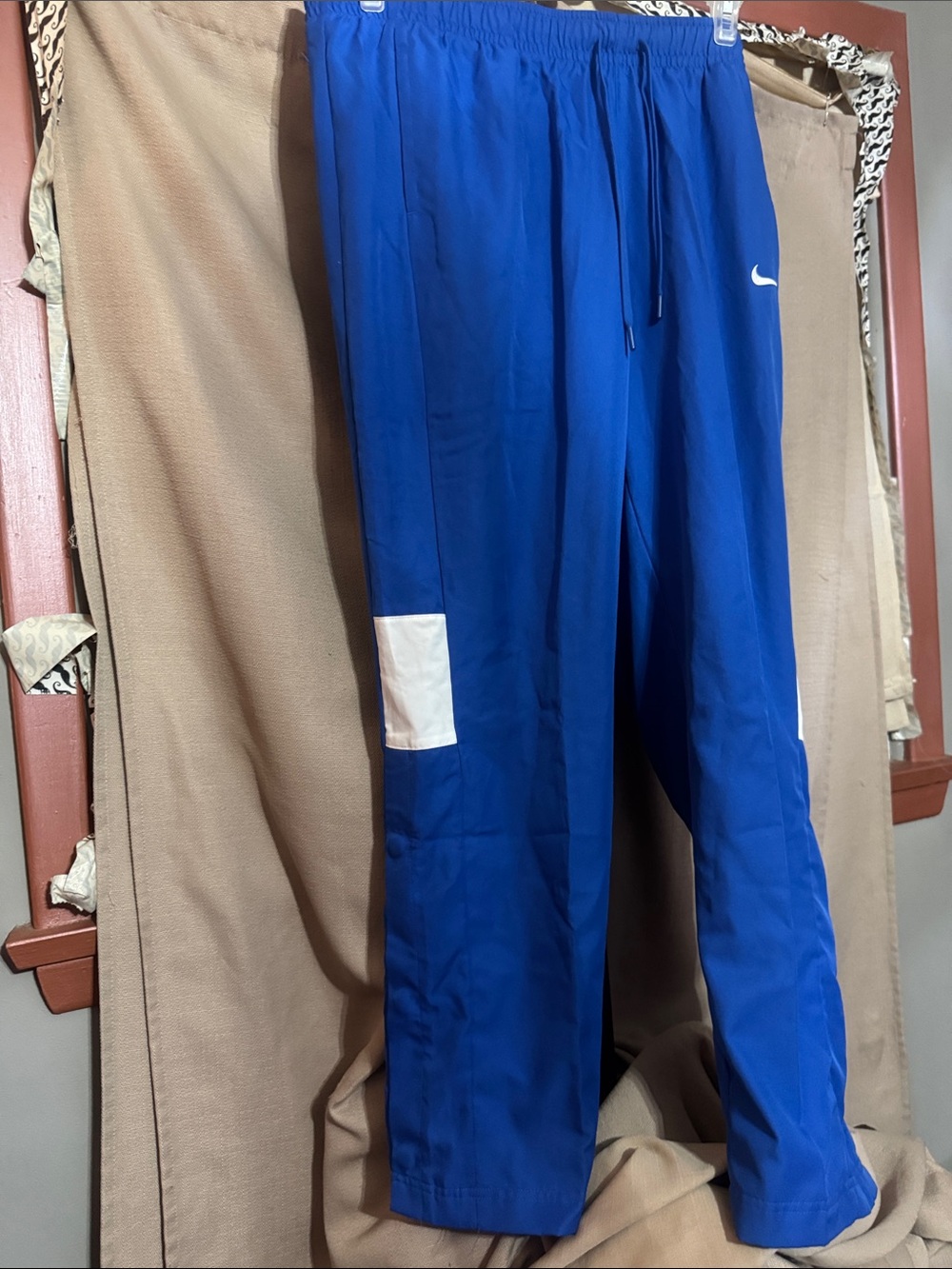 Nike Royal Blue women’s Track Pants with White Accent 100